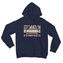 Load image into Gallery viewer, Navy Dawid Does Tech Stuff Hoodie with Dawid's Dea