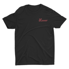 Load image into Gallery viewer, T-Shirt Loser text over left chest Black