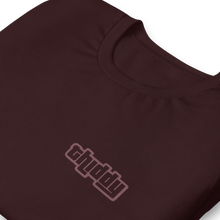 Load image into Gallery viewer, Dark Maroon Tshirt folded new angle - thiddy 30 on chest