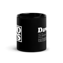 Load image into Gallery viewer, Dawid Definition Black Mug
