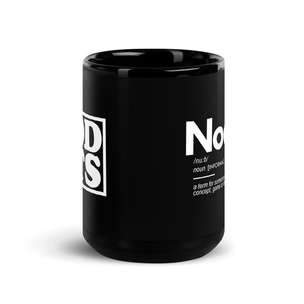 Noob Definition Black Mug