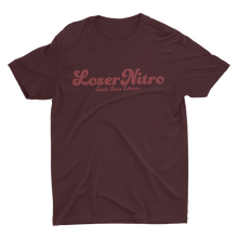 Load image into Gallery viewer, Loser Nitro Suck-Face Edition T-Shirt Oxblood Black
