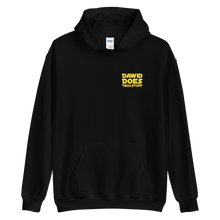 Load image into Gallery viewer, Black Dawid Does Tech Stuff Hoodie - Galaxy Edition Front
