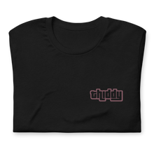 Load image into Gallery viewer, Black Tshirt folded - thiddy 30 on chest

