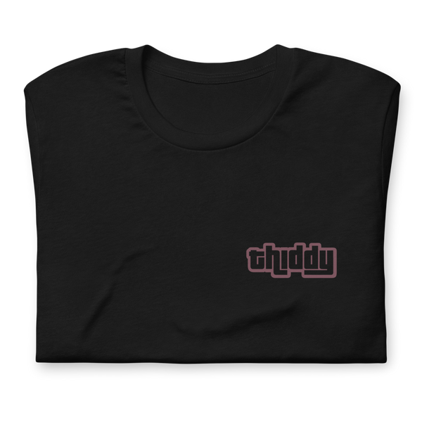 Black Tshirt folded - thiddy 30 on chest