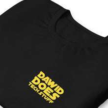 Load image into Gallery viewer, Dawid Does Tech Stuff in Galaxy Yellow T-shirt
