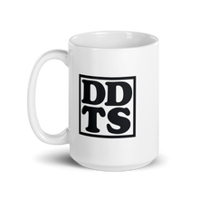 Load image into Gallery viewer, DDTS logo side Dawid Dictionary Definition on White ceramic mug 15oz

